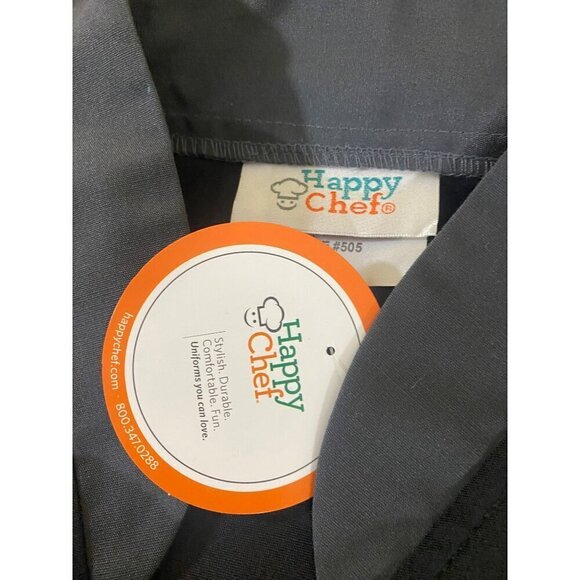 NWT Happy Chef Mens Bundle Of Four Black Chef Tops - 4XL - Picture 4 of 11
